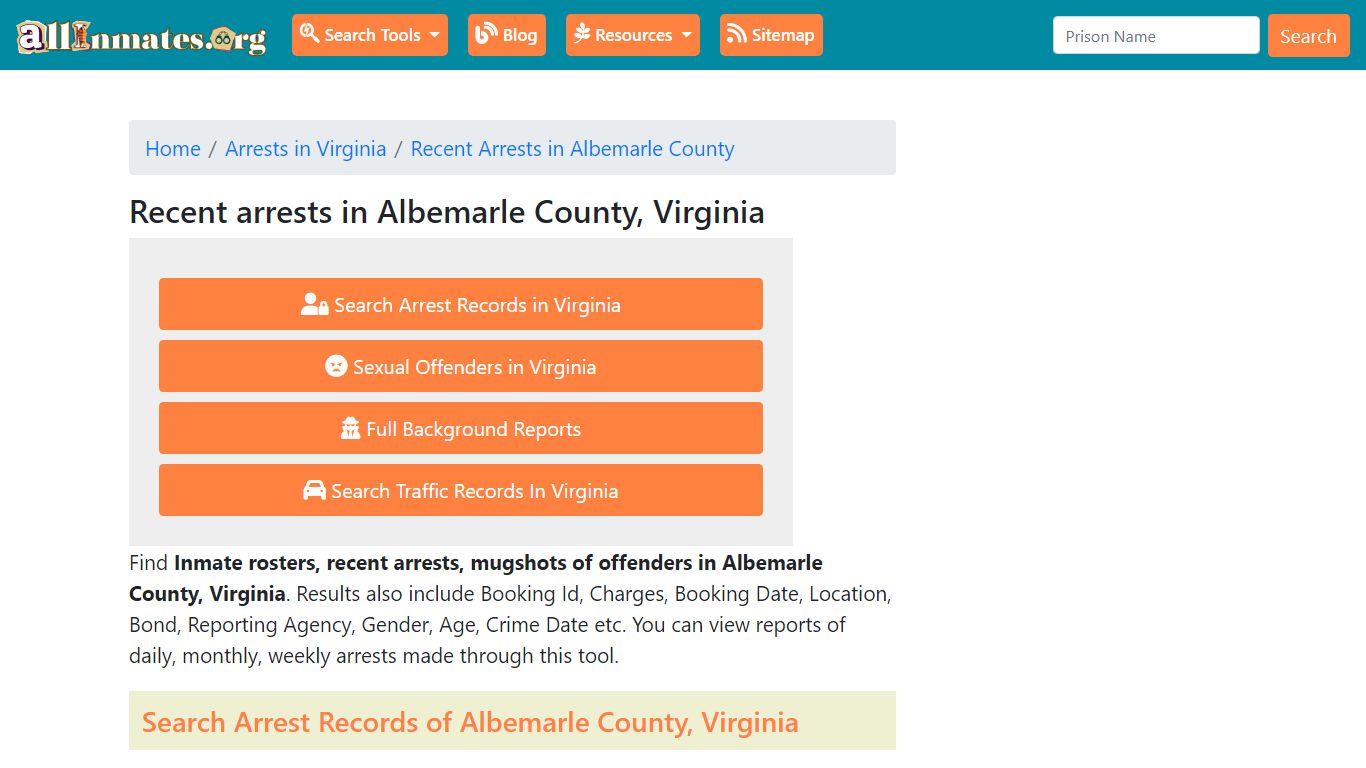 Recent arrests in Albemarle County, Virginia | Mugshots, Rosters ...